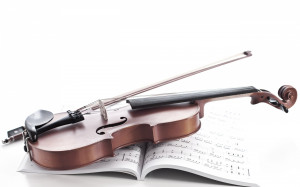Violin And Music Note Book | 1920 x 1200 | Download | Close