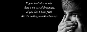 Justin Bieber quotes fb cover pic