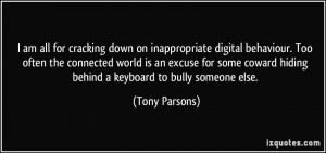 More Tony Parsons Quotes
