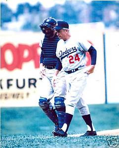 WALTER ALSTON LOS ANGELES DODGERS UNSIGNED 8X10 PHOTO