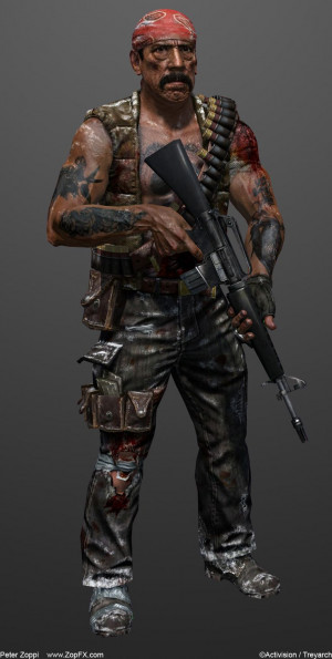 character: Cg Design, Videos Games, Duty Black, Danny Trejo, Character ...