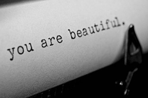 beautiful, black and white, quote, you