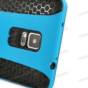 Rocket Style TPU and PC Hybrid Case for Samsung Galaxy Note 4 Blue