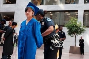 Diana Martinez, 18, an undocumented student, was one of 12 arrested ...
