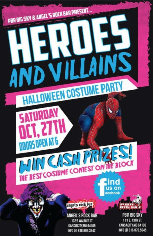 Super Heroes & Villains Halloween Party