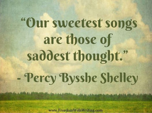 Percy Bysshe Shelley music quote