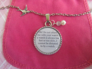 Jane Austen Quote Mansfield Park Necklace Pendant