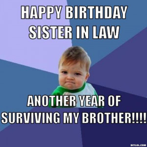 Happy Birthday Sister In Law Quotes