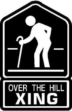 Over the Hill XING Decal / Sticker