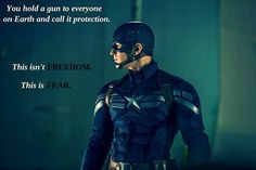 Captain America Winter Soldier quote- because Joss Whedon make subtle ...