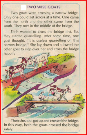WISE GOATS - MORAL STORY FOR LITTLE CHILDREN CLASS TWO