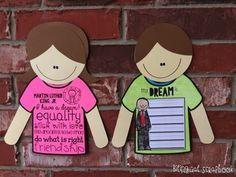 ... Dreams {Martin Luther King, Jr. Craftivity in English and Spanish