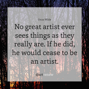 Oscar Wilde. Art Renew art quotes.