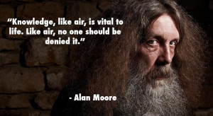 ... Alan Moore, author of ‘Watchmen’ and ‘V For Vendetta