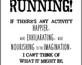 quote typography print runner love to run marathon PR race jog 5k ...