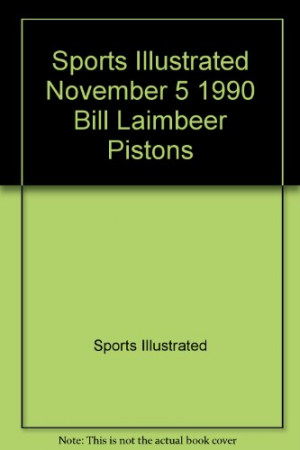 Sports Illustrated November 5 1990 Bill Laimbeer Pistons