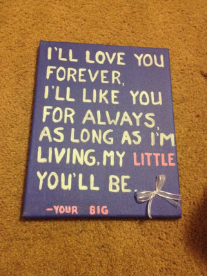 Big/Little craftBig Little Gifts Diy, Big Sister Quotes Greek, Big ...