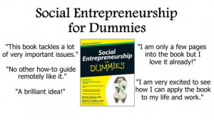 Social Entrepreneurship for Dummies card