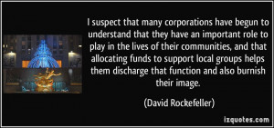 More David Rockefeller Quotes