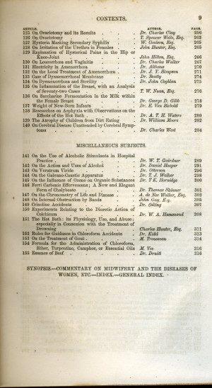 Civil War Era Civilian Surgical and Medical Texts