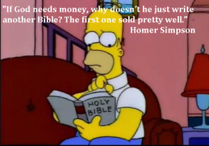 ve seen this quote from Homer Simpson pop up in a few places ...