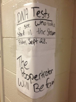 Living in an all male dorm this seems normal.