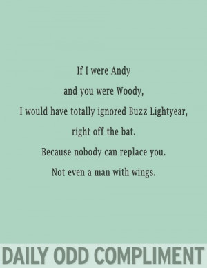 Daily Odd Compliment quotes