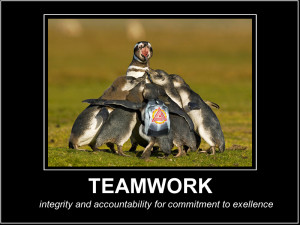 Teamwork poster by eriksala