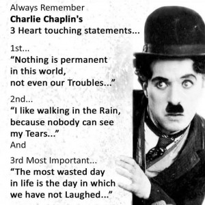 Best statements By Charlie Chaplin