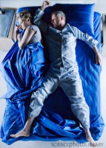 This is close to how my husband sleeps sometimes. I swear, he's ...