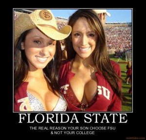 said its great to be a FLORIDA STATE SEMINOLE!