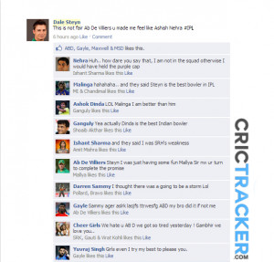 ... TROLL’ed Steyn on the field & others take on FB to take it ahead