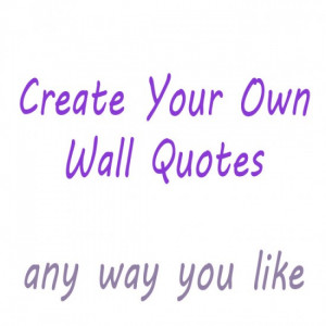 Name Text Wall Decals - Create Your Own Wall Quotes Lettering - Dan ...