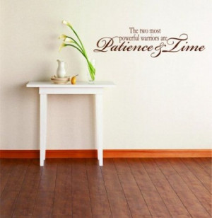 Patience and Time Wall Words
