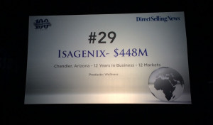 Momentum Moves Isagenix to No. 29 on Global 100 List
