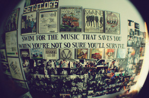 awesome, music, quote, the maine, wall