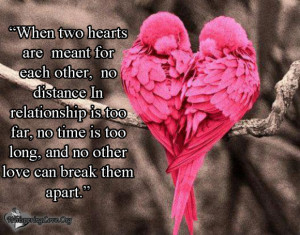 When two hearts are meant for each other, no distance In relationship ...