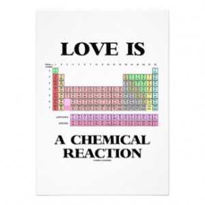 Love Is A Chemical Reaction (Periodic Table) Custom Announcement