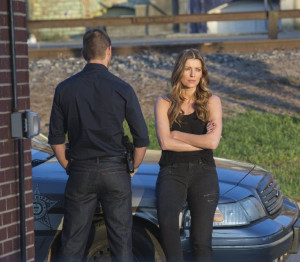 Still of Ivana Milicevic and Antony Starr in Banshee (2013)