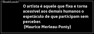 ... , pensamentos, recados e capa para facebook de Maurice Merleau-Ponty