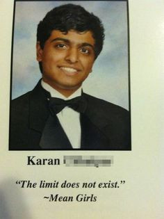 Mean Girls // funny yearbook quote More