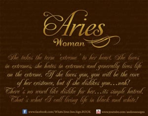 Aries woman