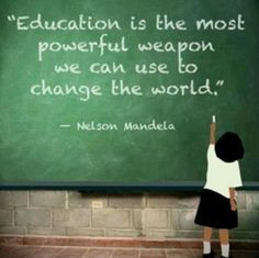 Nelson Mandela quote on education. Quotes More