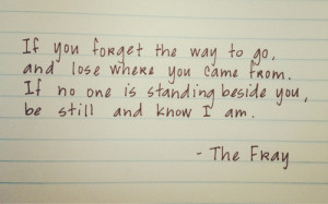 The Fray Song Quotes Lyrics