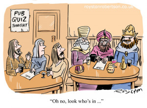 Christmas Wise Man Cartoon