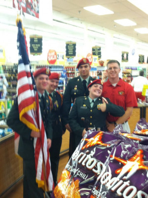 Army JROTC Color Guard