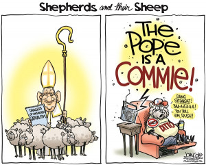 Francis Cartoon Commie