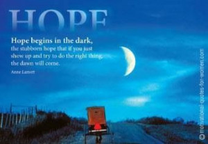 Always hopeful