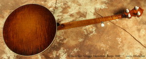 Gibson Earl Scruggs Standard Mastertone Banjo 2000 full rear view