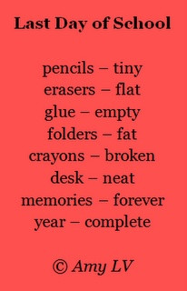 This poem about the last day of school is from The Poem Farm, Amy ...